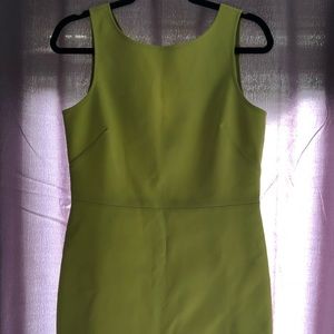 Lime Green Scalloped Edge Dress
